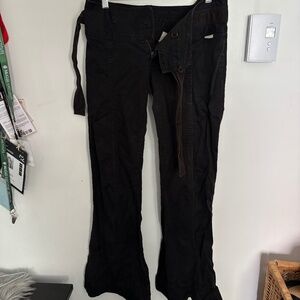 Bench black bell bottom pants